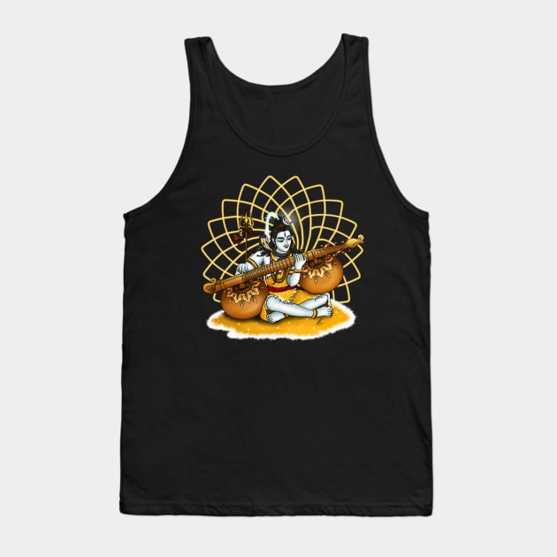 Rudra Veena: the echo of cosmic creation Tank Top by Roy's Disturbia